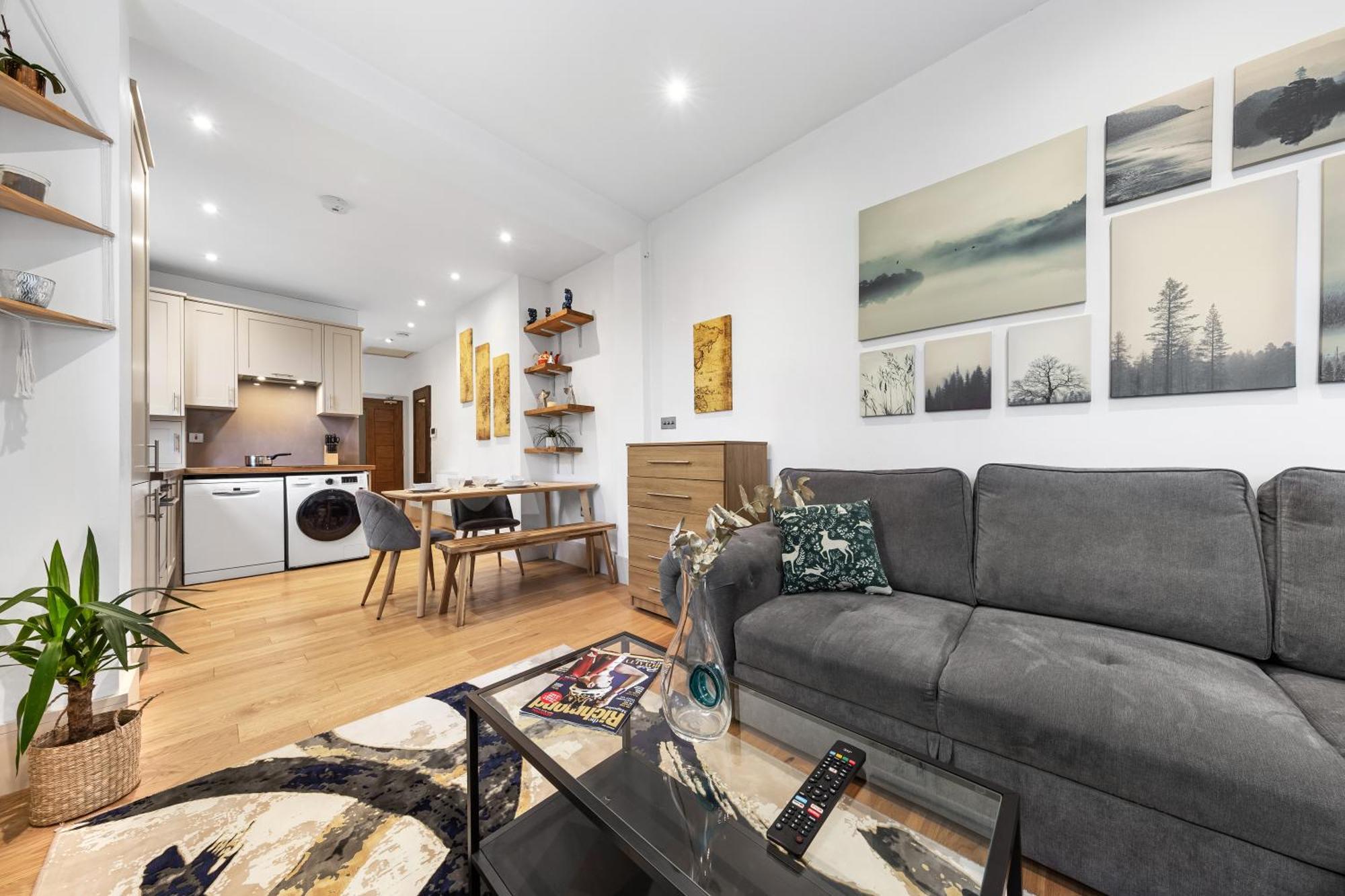 Apartment Modern Spacious 1 Bed Flat Near Richmond Park